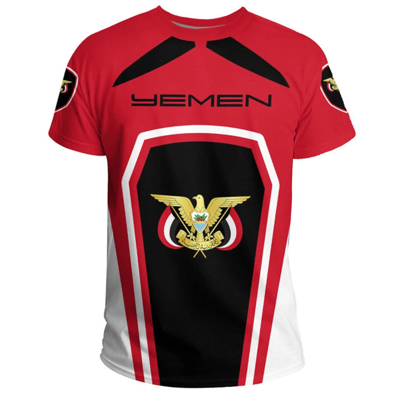 Yemen Flag Football T-Shirt