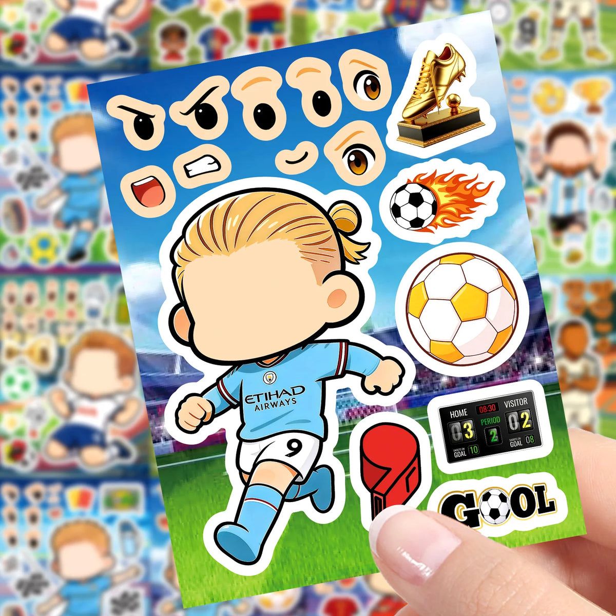 Football Player Sticker Pack