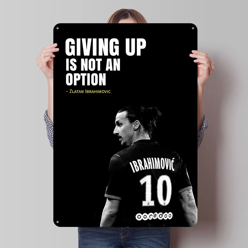 Zlatan Ibrahimović Football Legend Poster