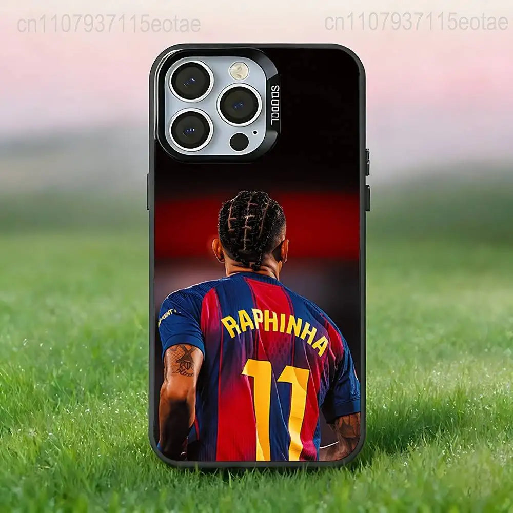 Raphinha Brazil Black iPhone Case