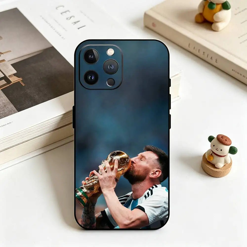Lionel Messi Black iPhone Case