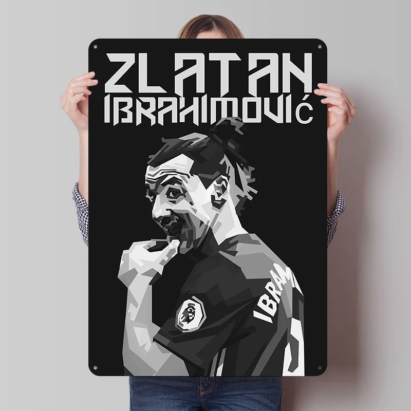 Zlatan Ibrahimović Football Legend Poster