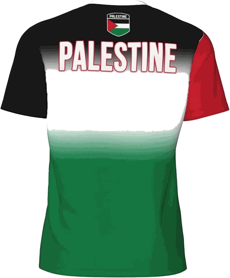 Palestine Flag Football T-Shirt