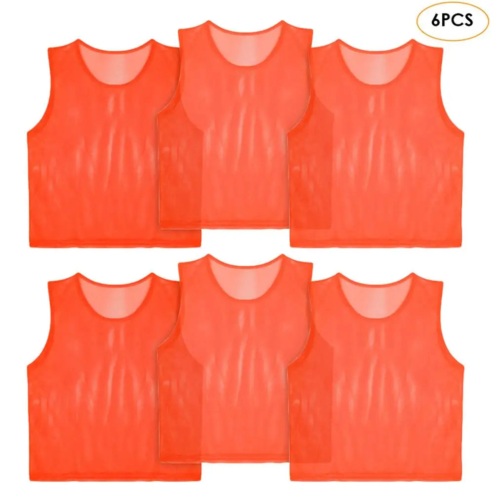 Plain Football Training Bibs – Team Practice Vests
