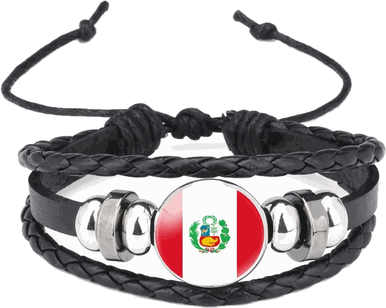 South America & World Football Country Flag Bracelets – 17 Designs