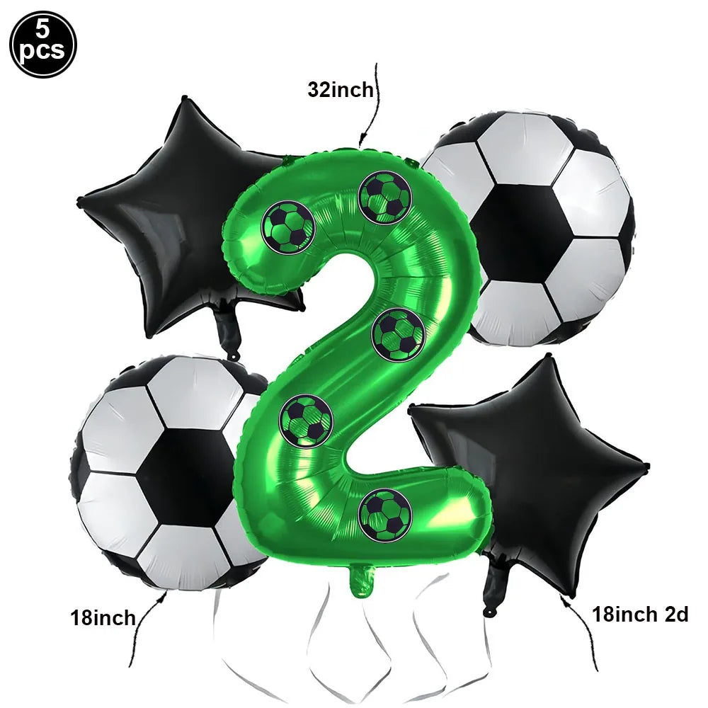 Giant Standing Football Trophy Foil Balloon – Champions Cup Party Decoration (UAE)