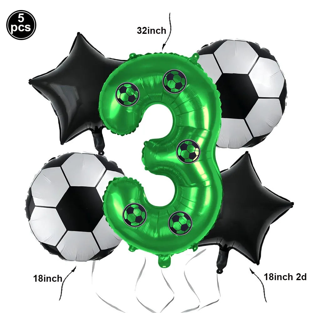 Giant Standing Football Trophy Foil Balloon – Champions Cup Party Decoration (UAE)