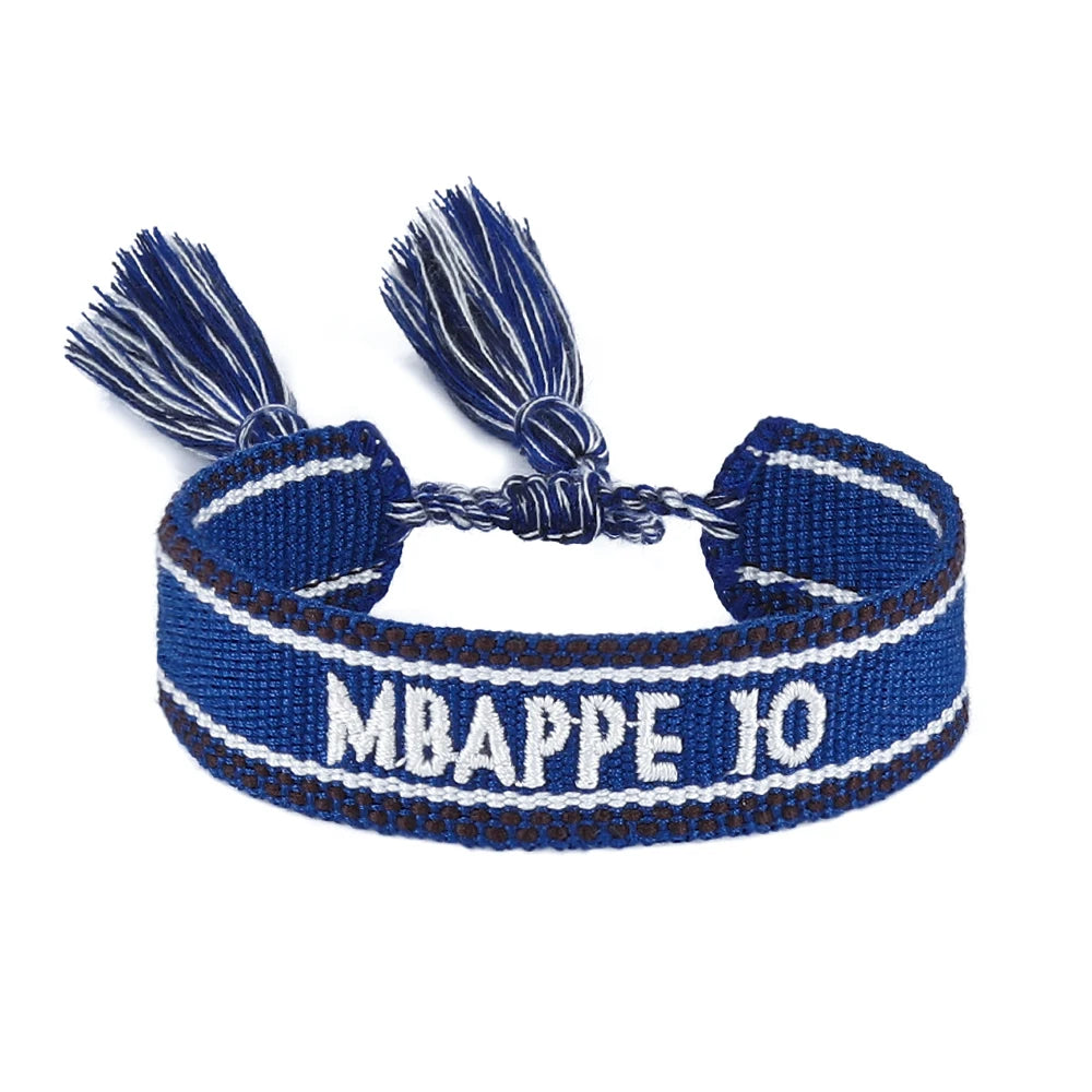 Messi, Ronaldo, Neymar & Mbappé Football Wristbands