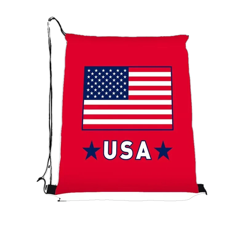 International Football Flag Drawstring Bag