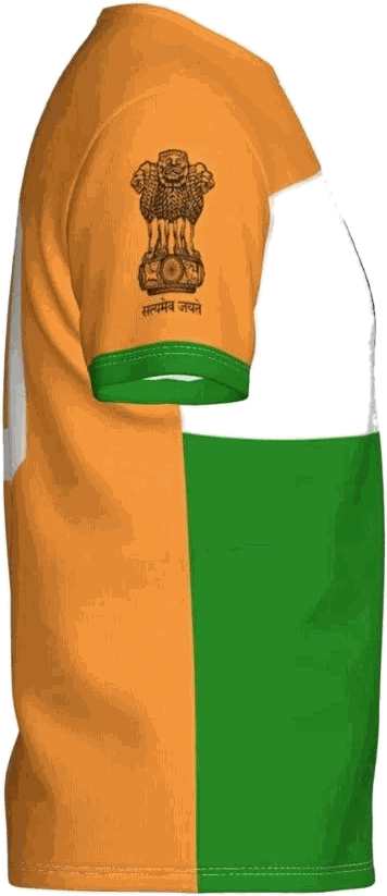 India Flag Football Training T-Shirt