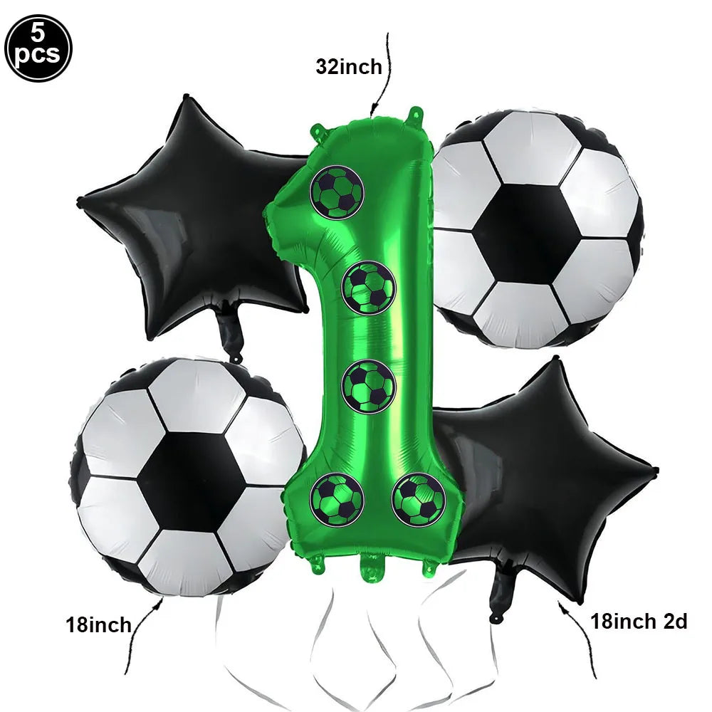Giant Standing Football Trophy Foil Balloon – Champions Cup Party Decoration (UAE)