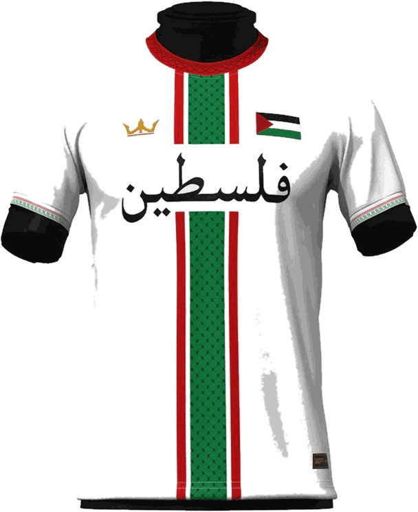 Palestine Flag Football T-Shirt