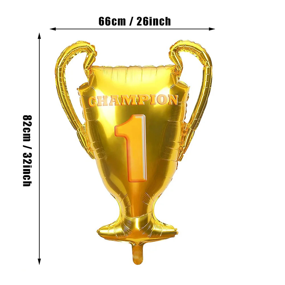 Football Party Decoration Set – Balloons, Tablecloths, Straws & Party Bags