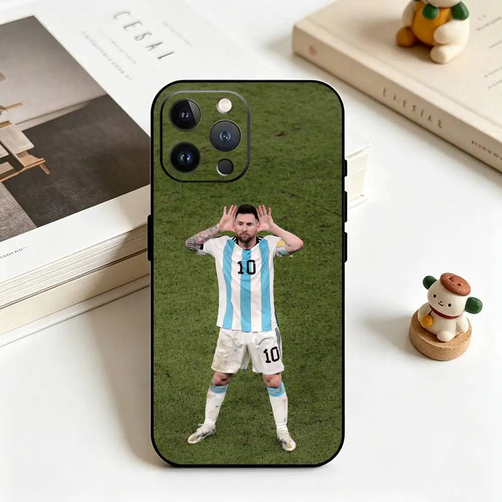 Lionel Messi Black iPhone Case