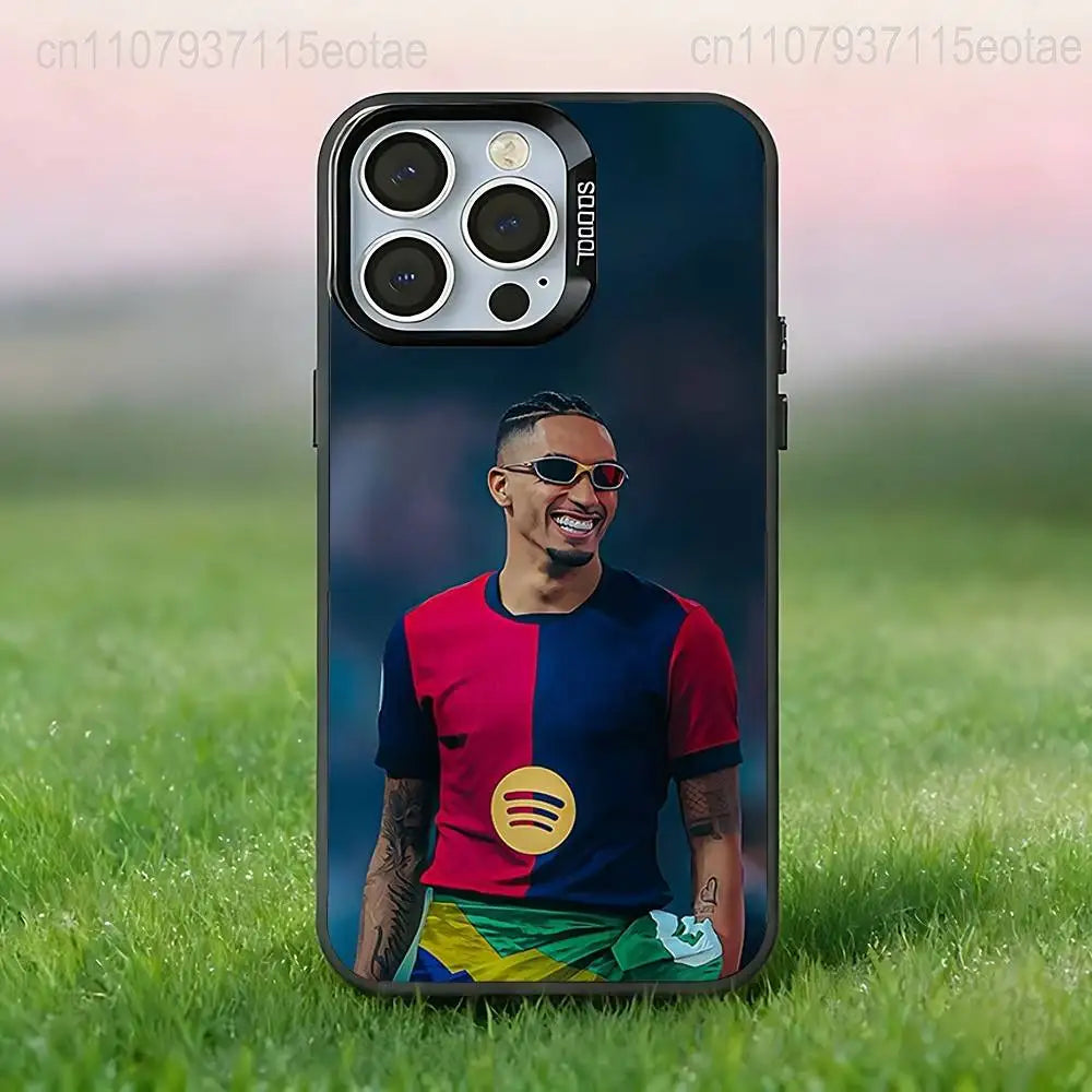 Raphinha Brazil Black iPhone Case
