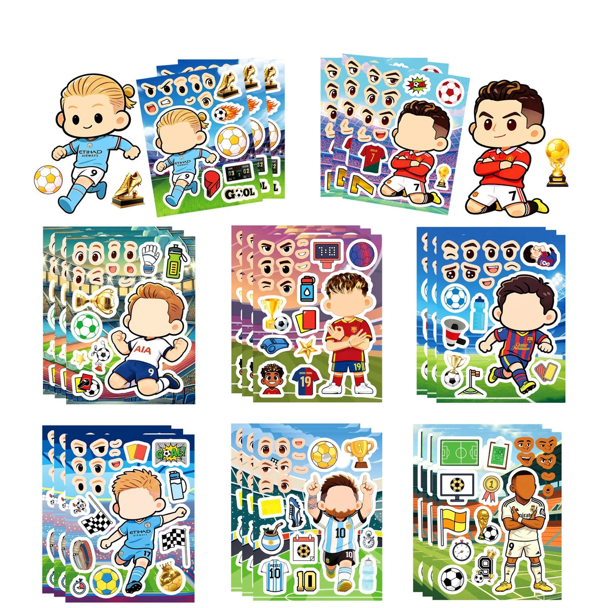 Football Player Sticker Pack