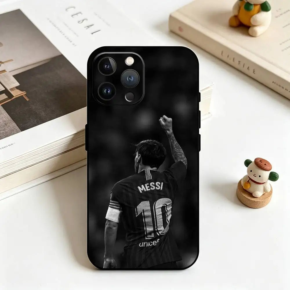 Lionel Messi Black iPhone Case