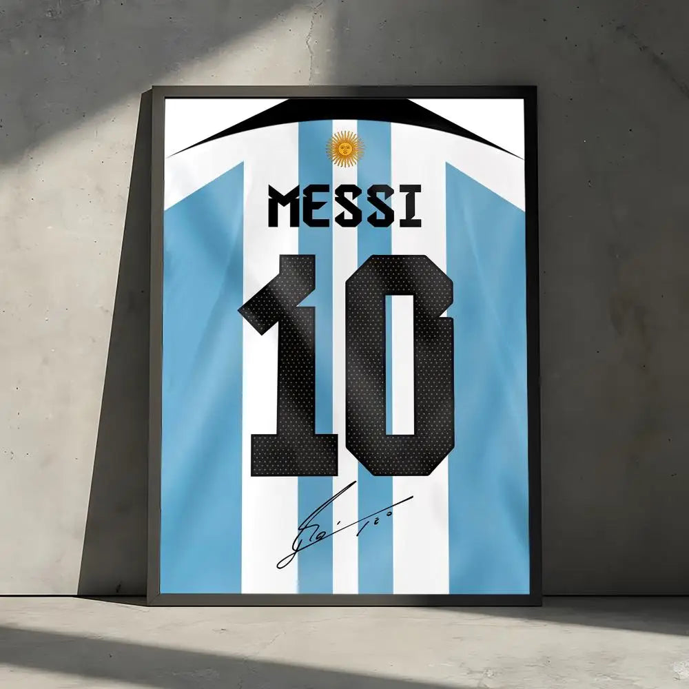 Lionel Messi Football Legend Poster