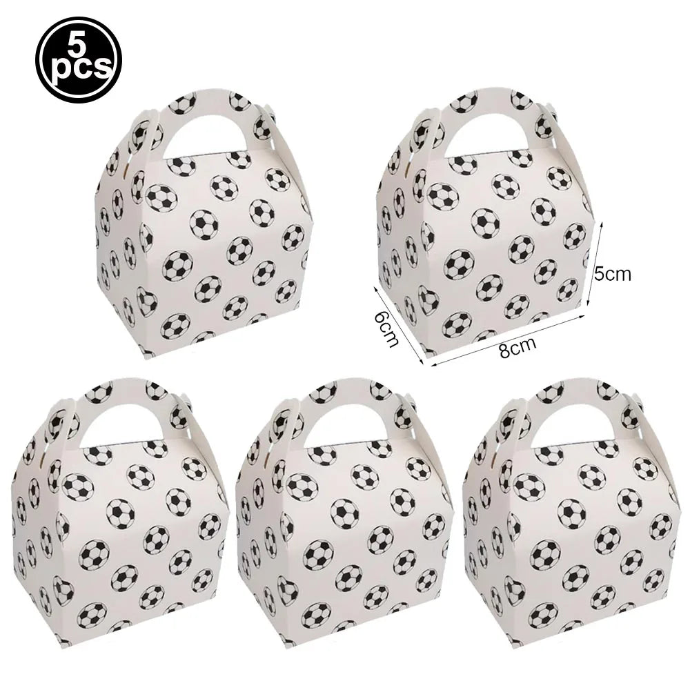 Football Party Decoration Set – Balloons, Tablecloths, Straws & Party Bags