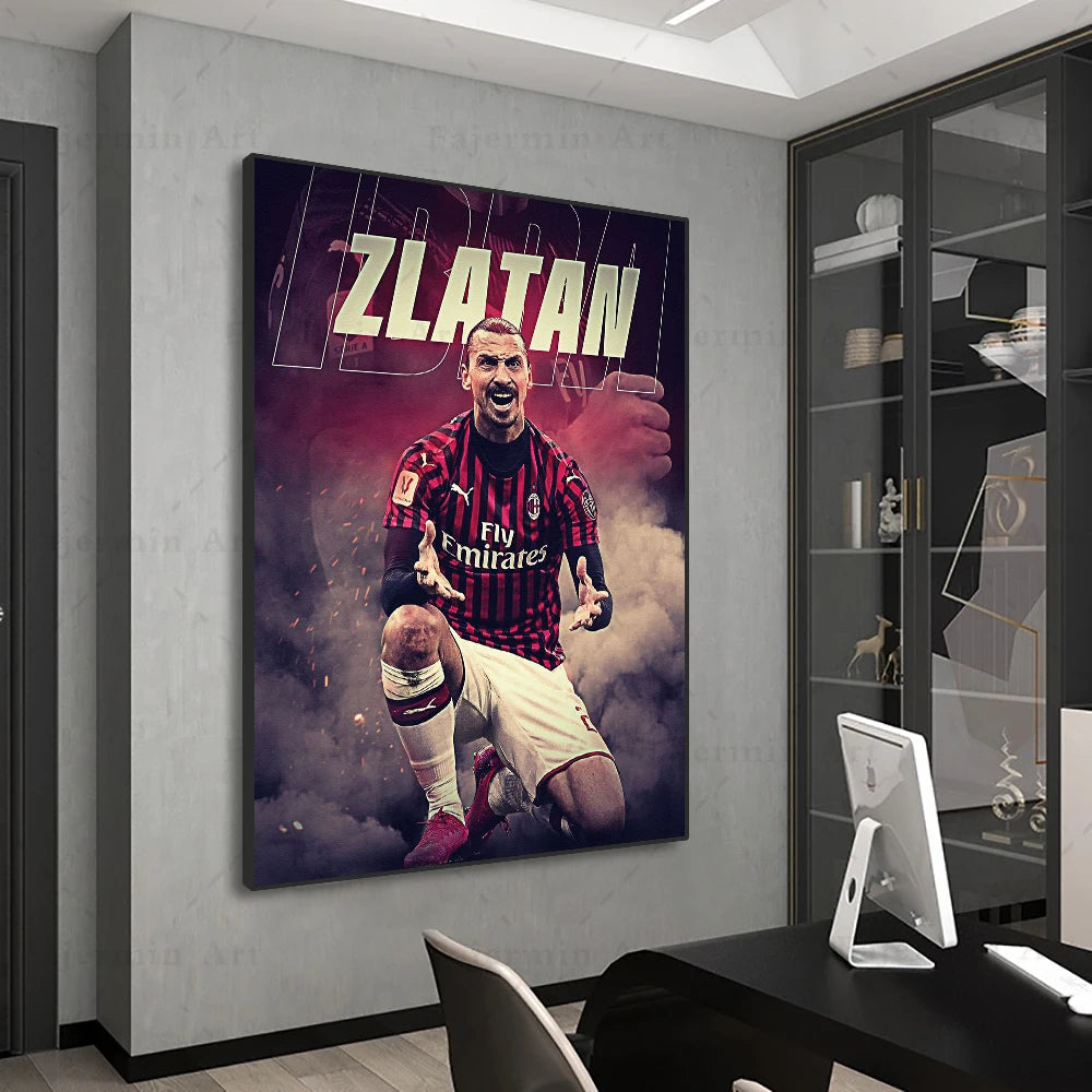 Zlatan Ibrahimović & Luka Modrić Poster