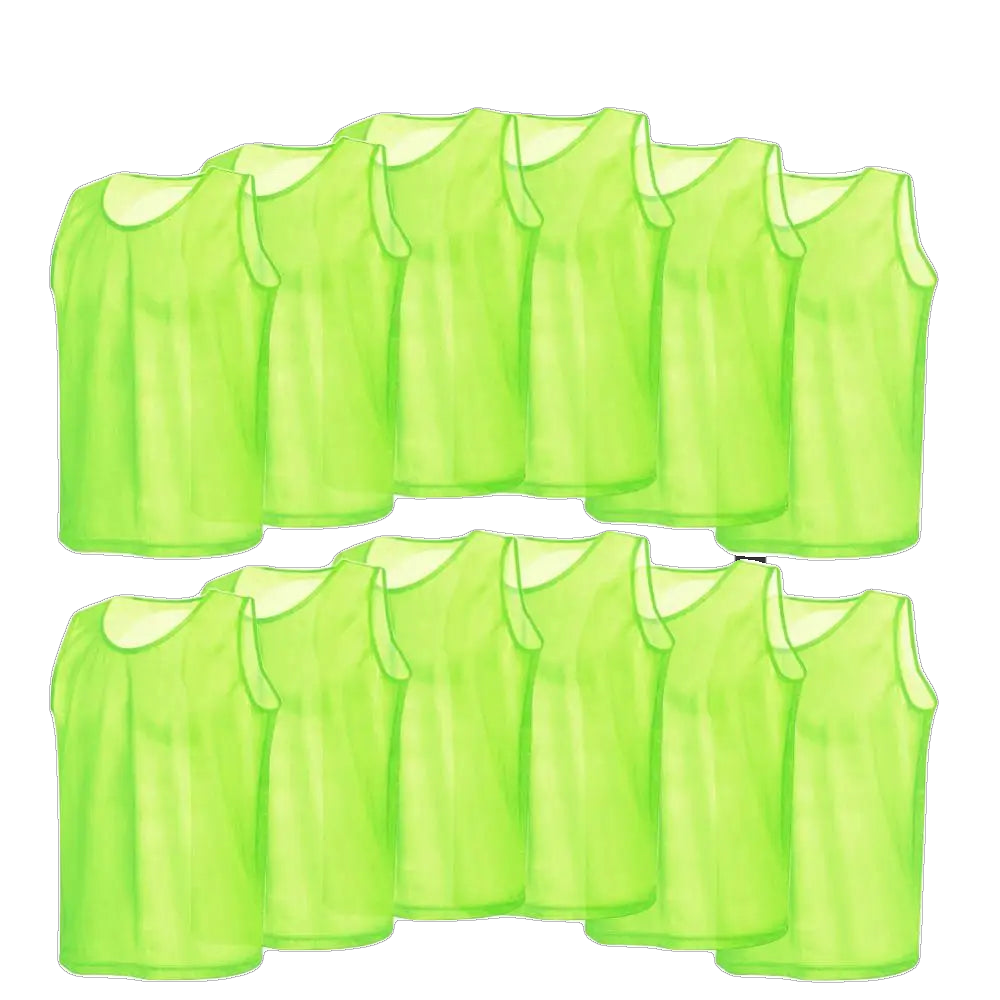 Plain Football Training Bibs – Team Practice Vests