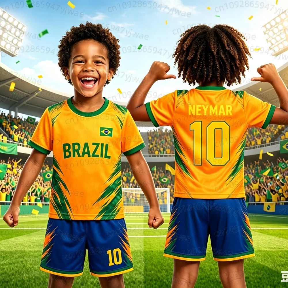Kids Neymar Jr. Brazil Football Set