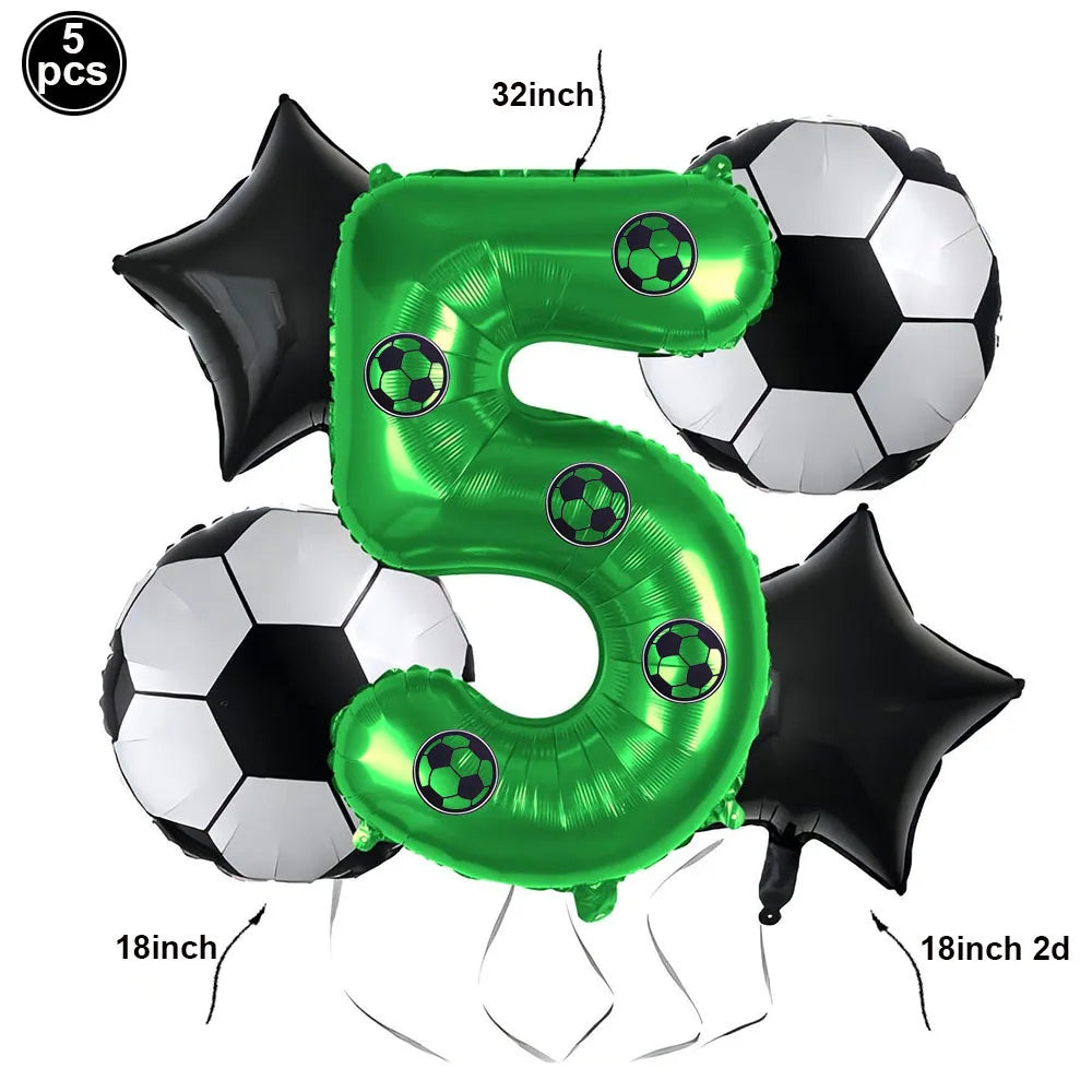 Giant Standing Football Trophy Foil Balloon – Champions Cup Party Decoration (UAE)