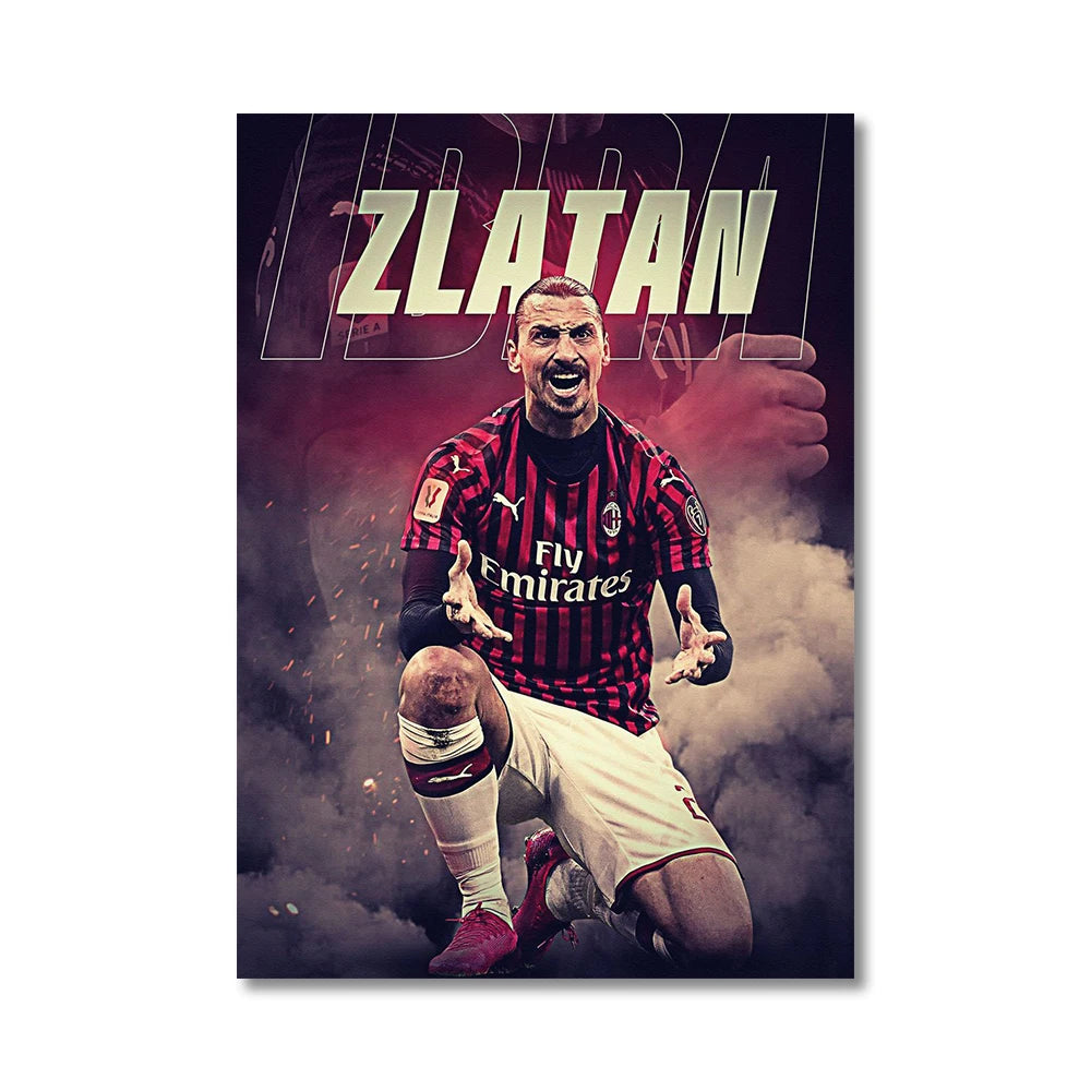Zlatan Ibrahimović & Luka Modrić Poster