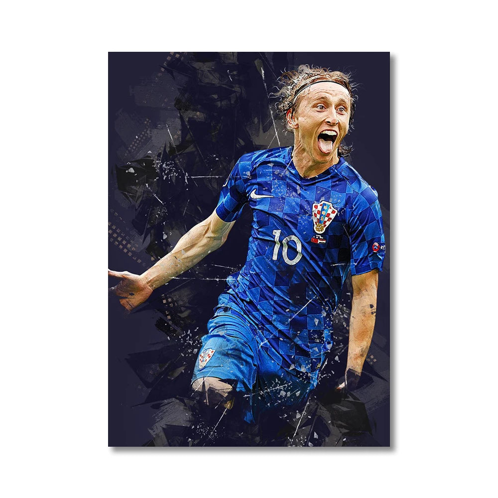 Zlatan Ibrahimović & Luka Modrić Poster