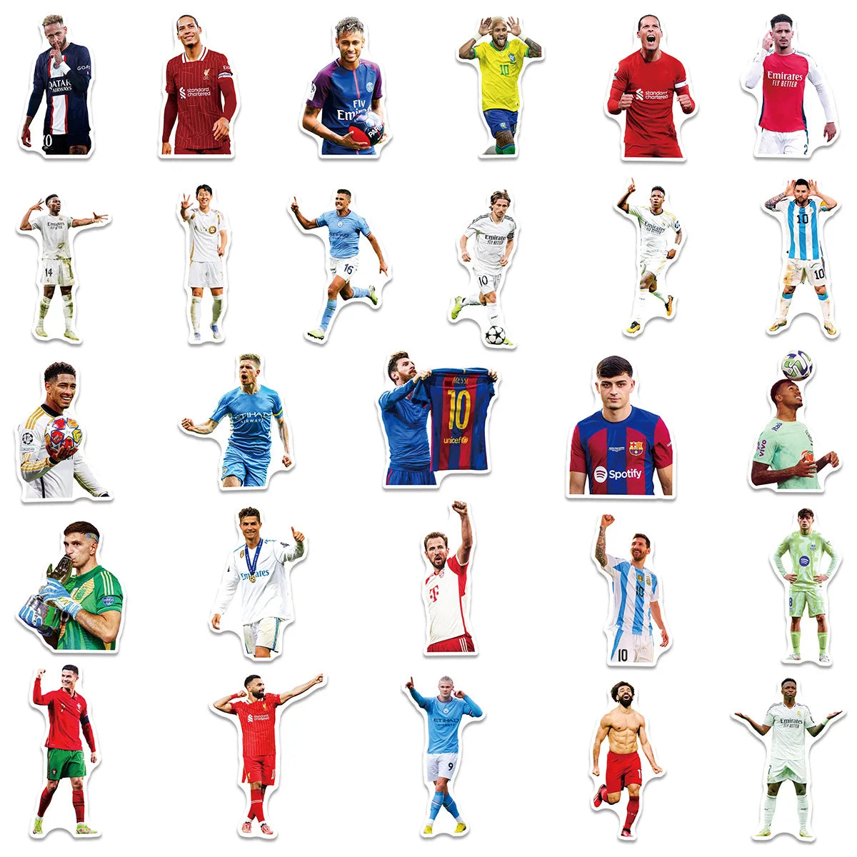 Football Legends Sticker Pack – Players, Teams & Football Icons