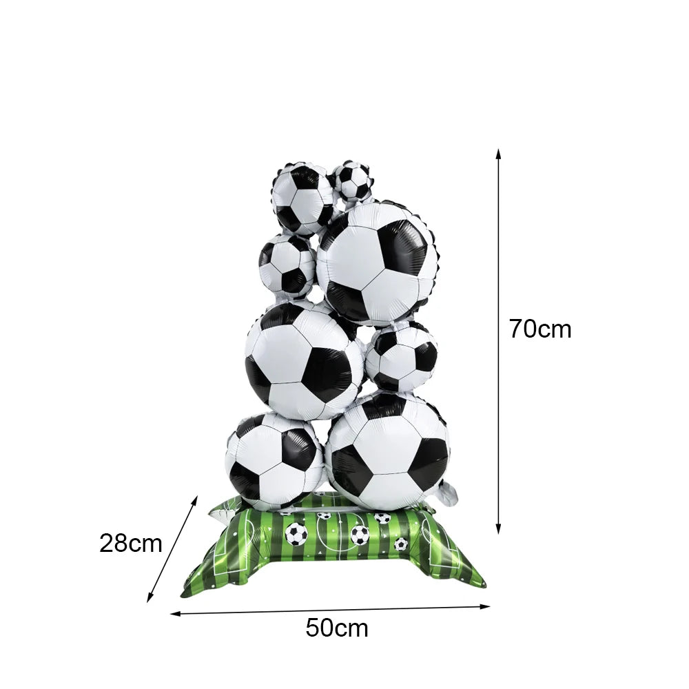 Giant Standing Football Trophy Foil Balloon – Champions Cup Party Decoration (UAE)