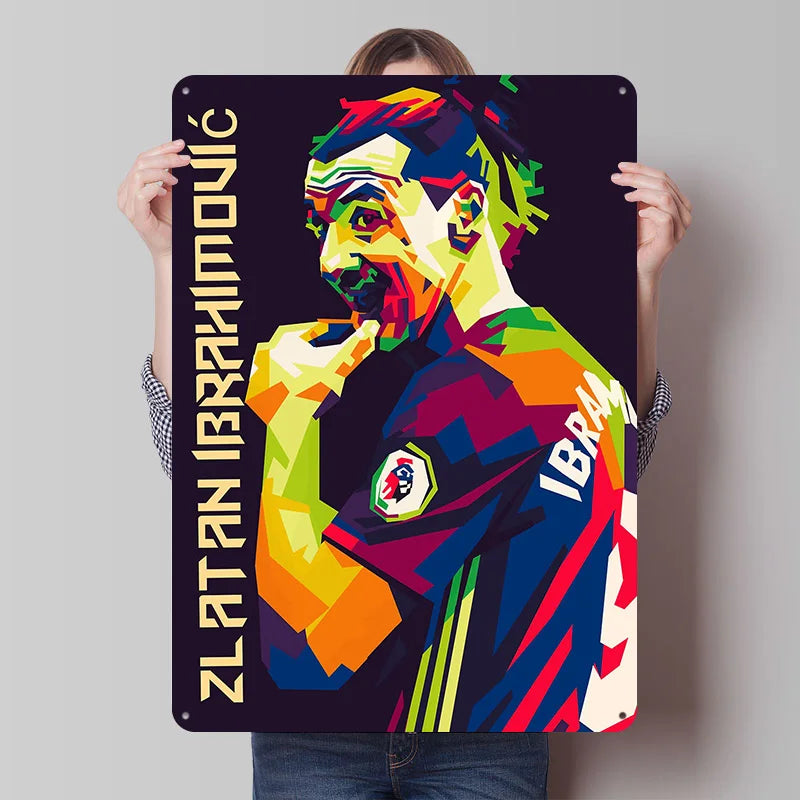 Zlatan Ibrahimović Football Legend Poster