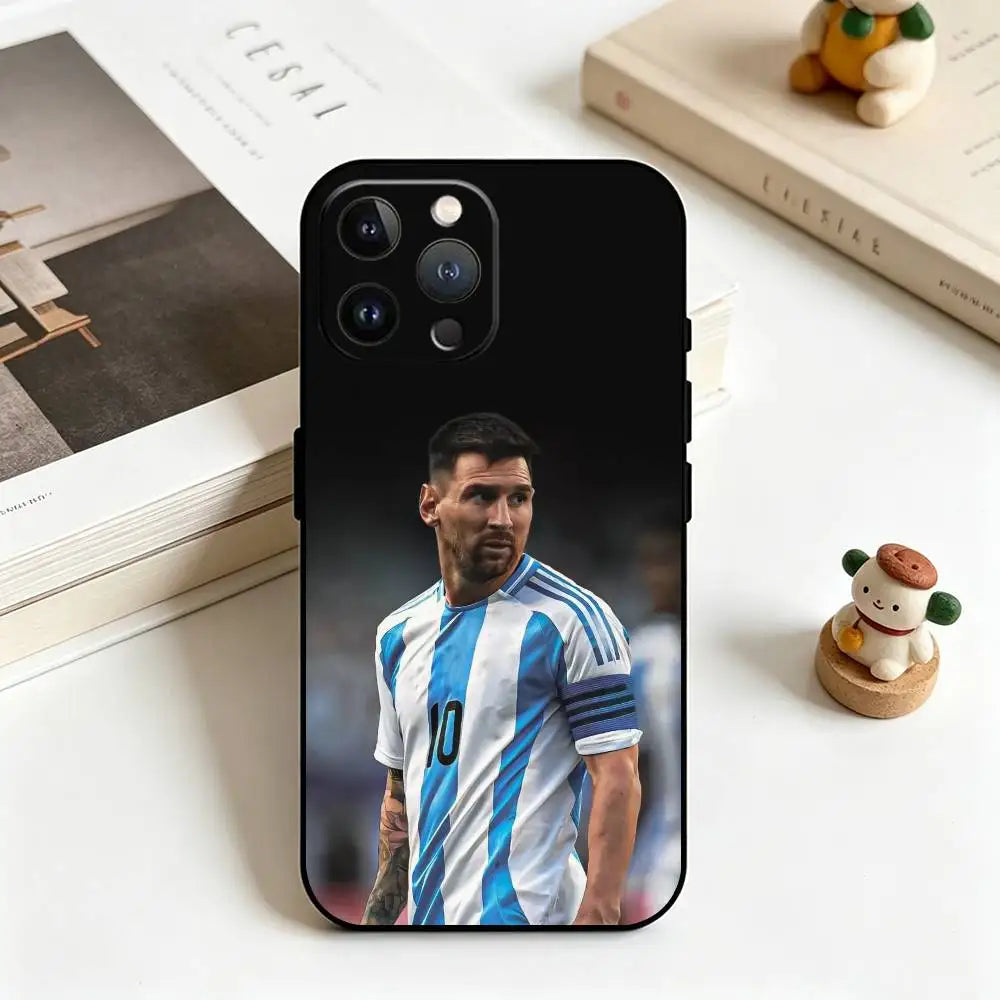 Lionel Messi Black iPhone Case