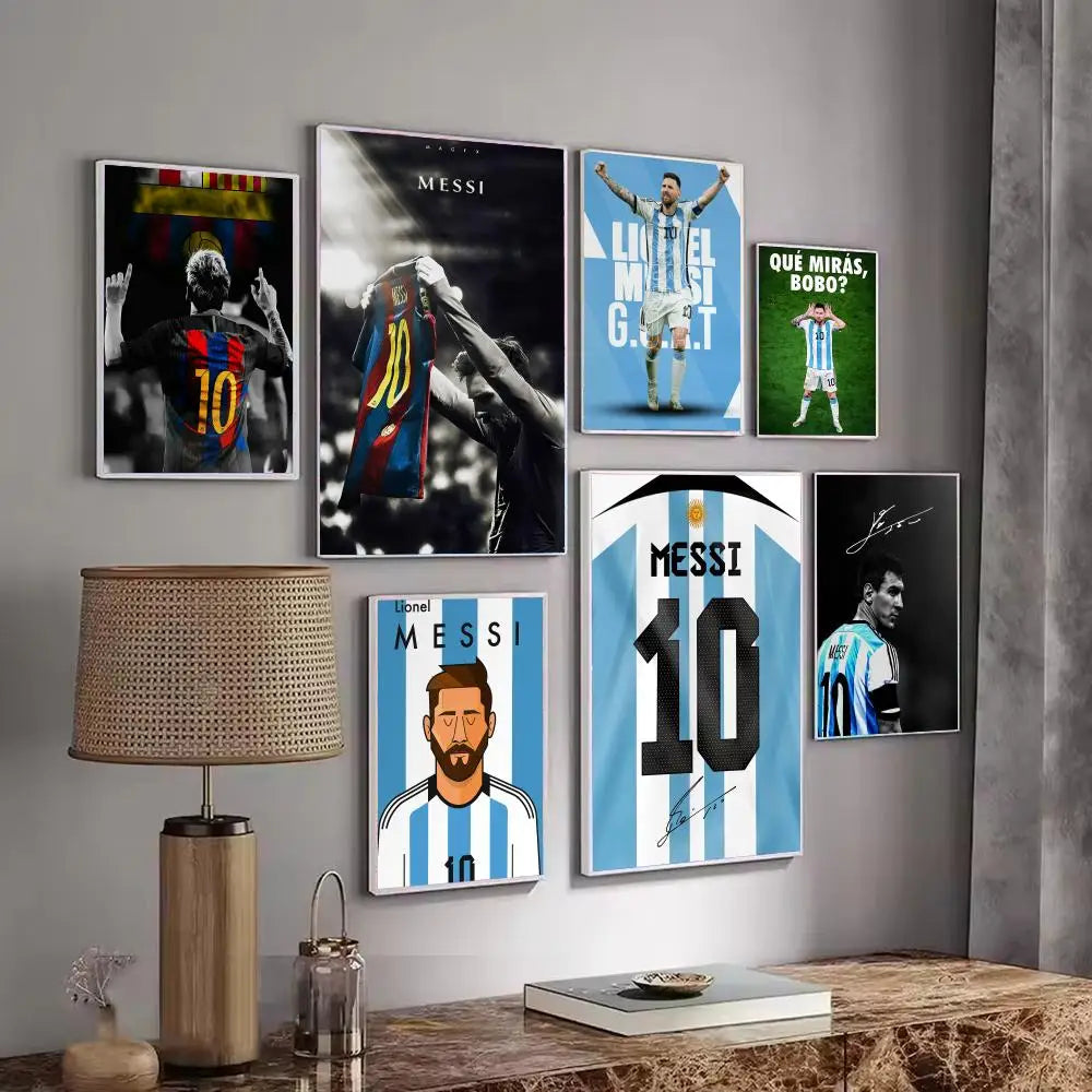 Lionel Messi Football Legend Poster