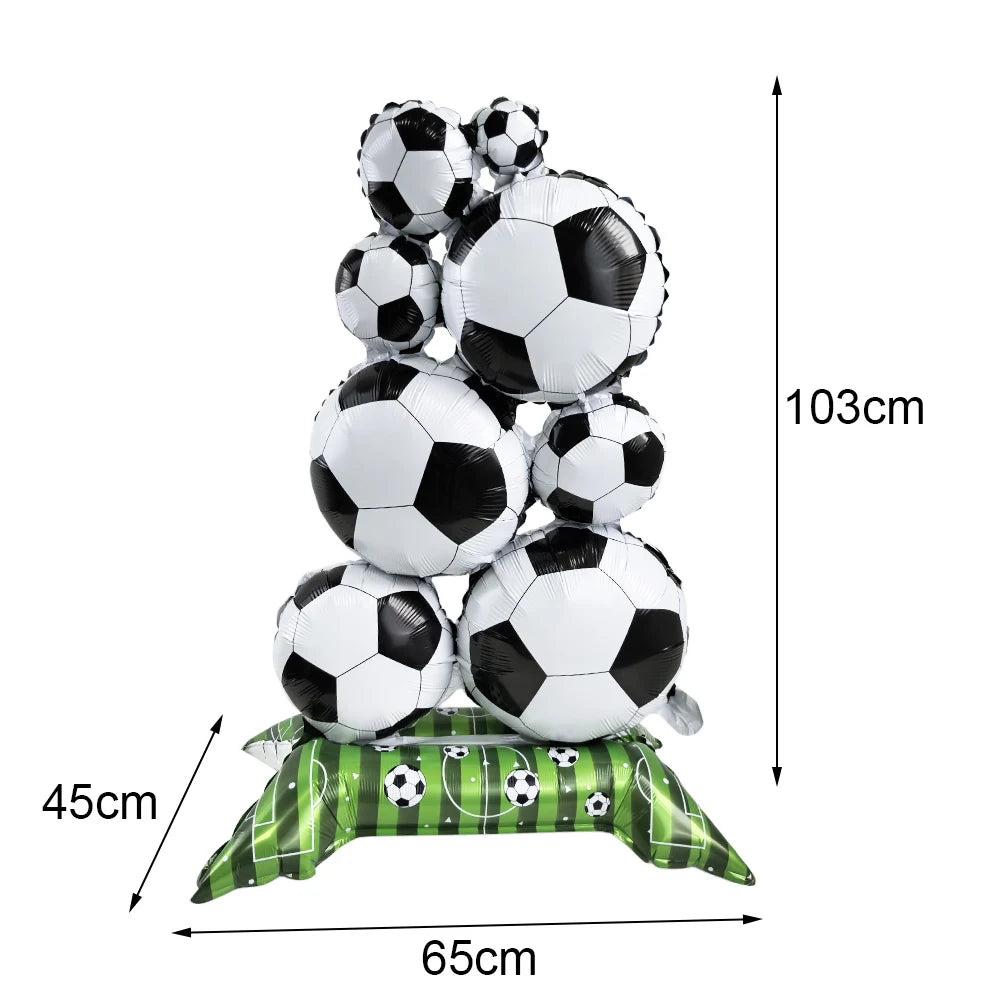 Giant Standing Football Trophy Foil Balloon – Champions Cup Party Decoration (UAE)