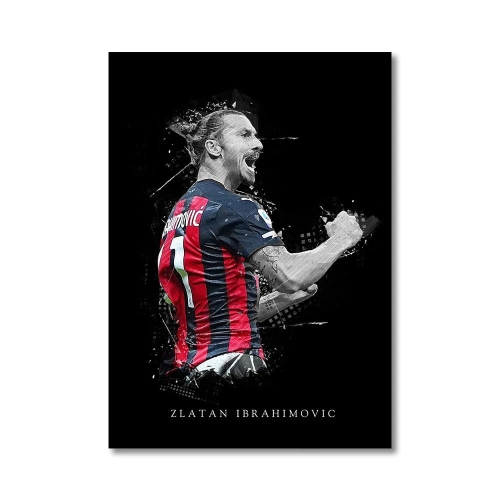 Zlatan Ibrahimović & Luka Modrić Poster