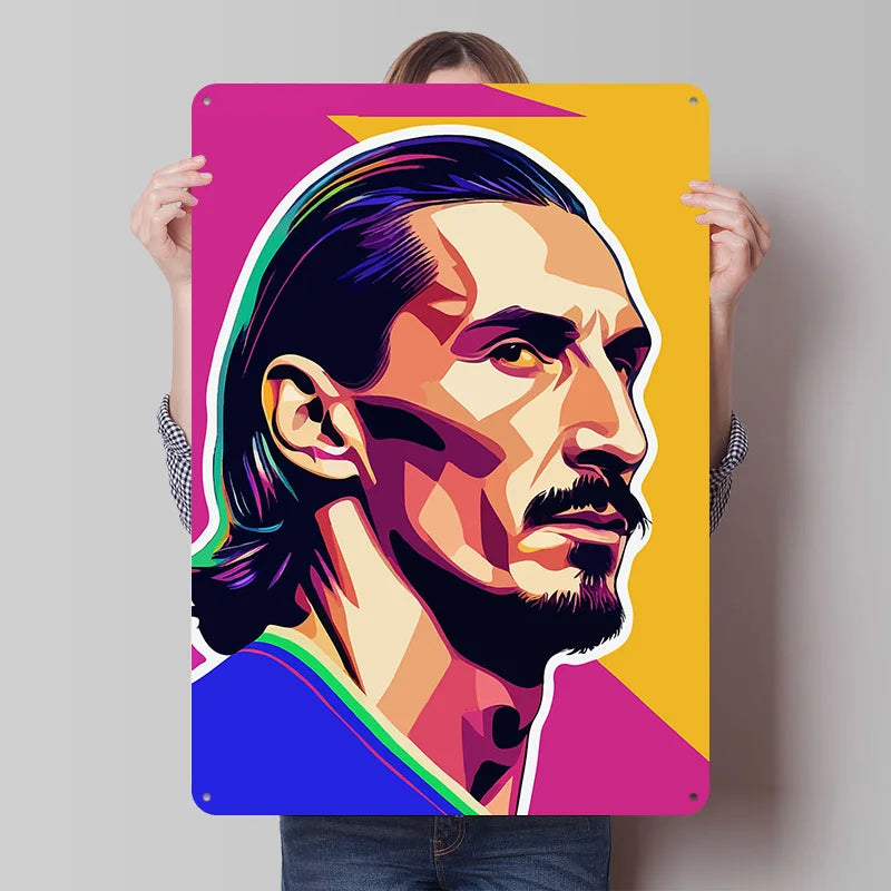 Zlatan Ibrahimović Football Legend Poster