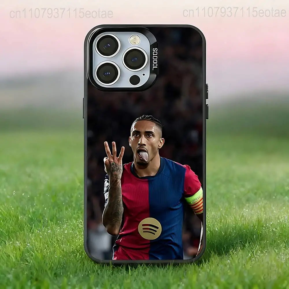 Raphinha Brazil Black iPhone Case