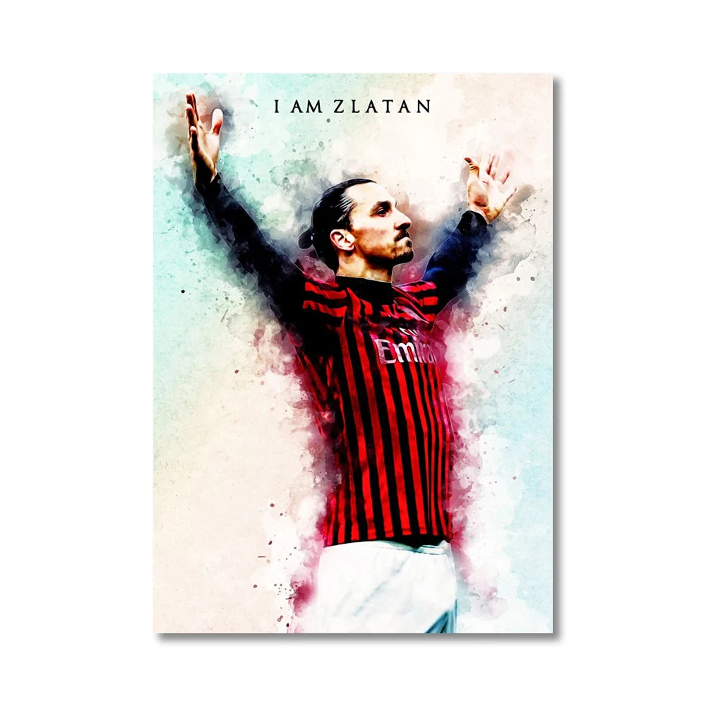 Zlatan Ibrahimović & Luka Modrić Poster