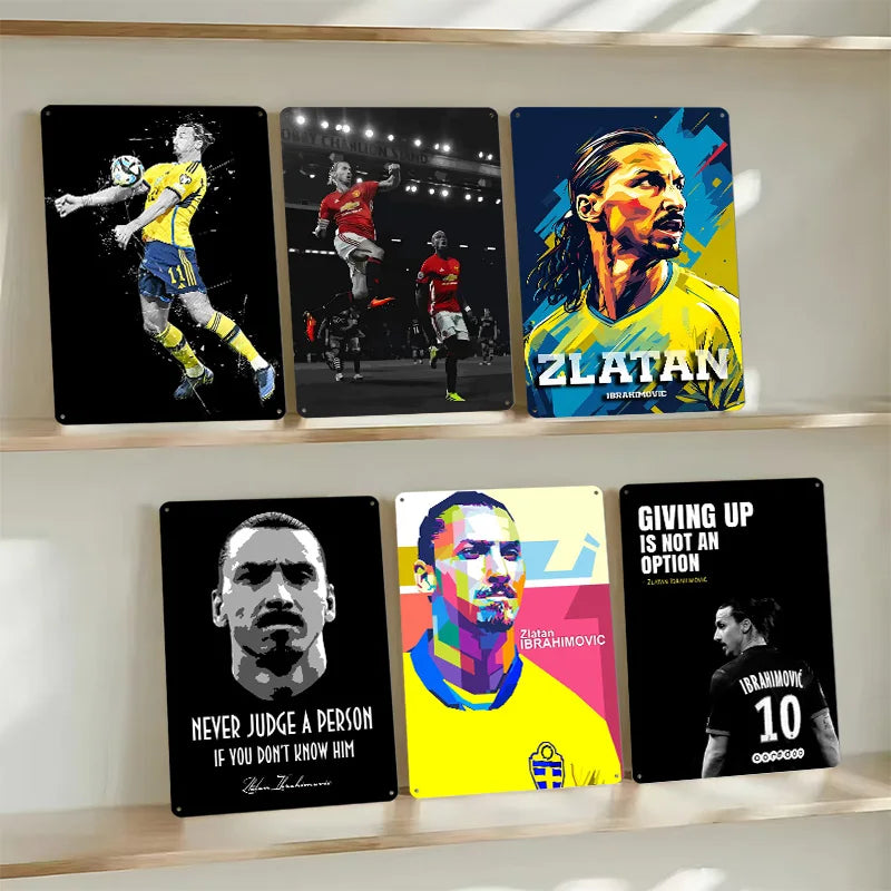 Zlatan Ibrahimović Football Legend Poster