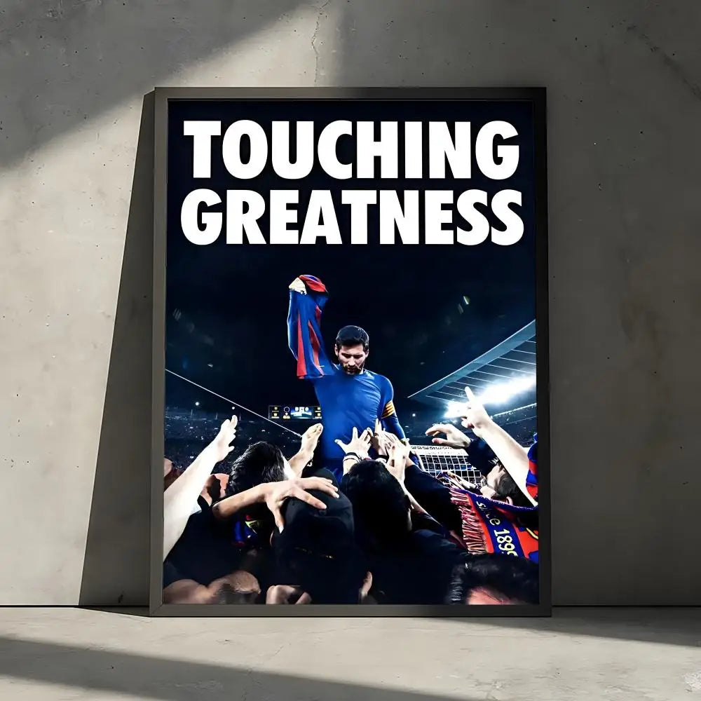 Lionel Messi Football Legend Poster