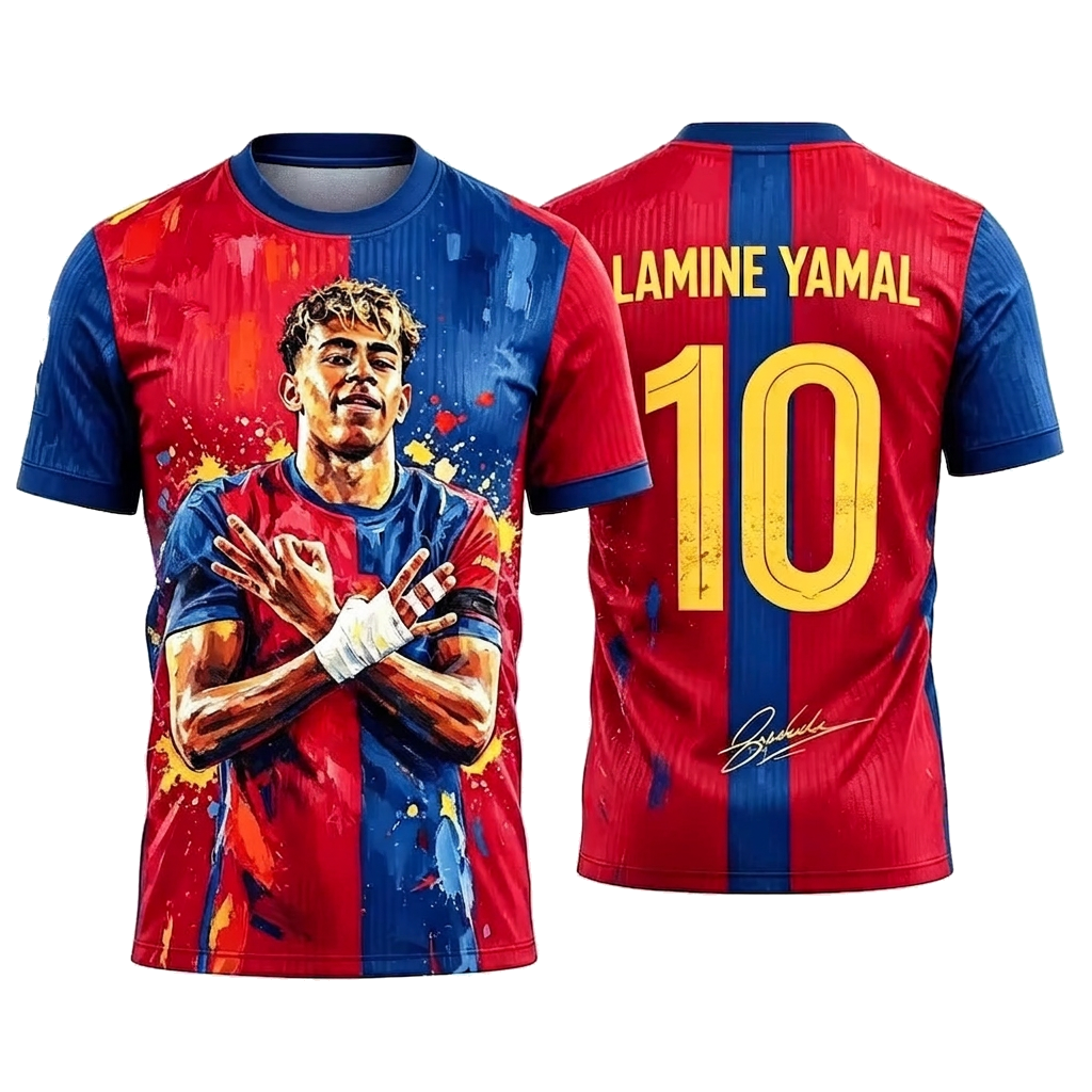 Lamine Yamal Barcelona No.10 Graphic T-Shirt