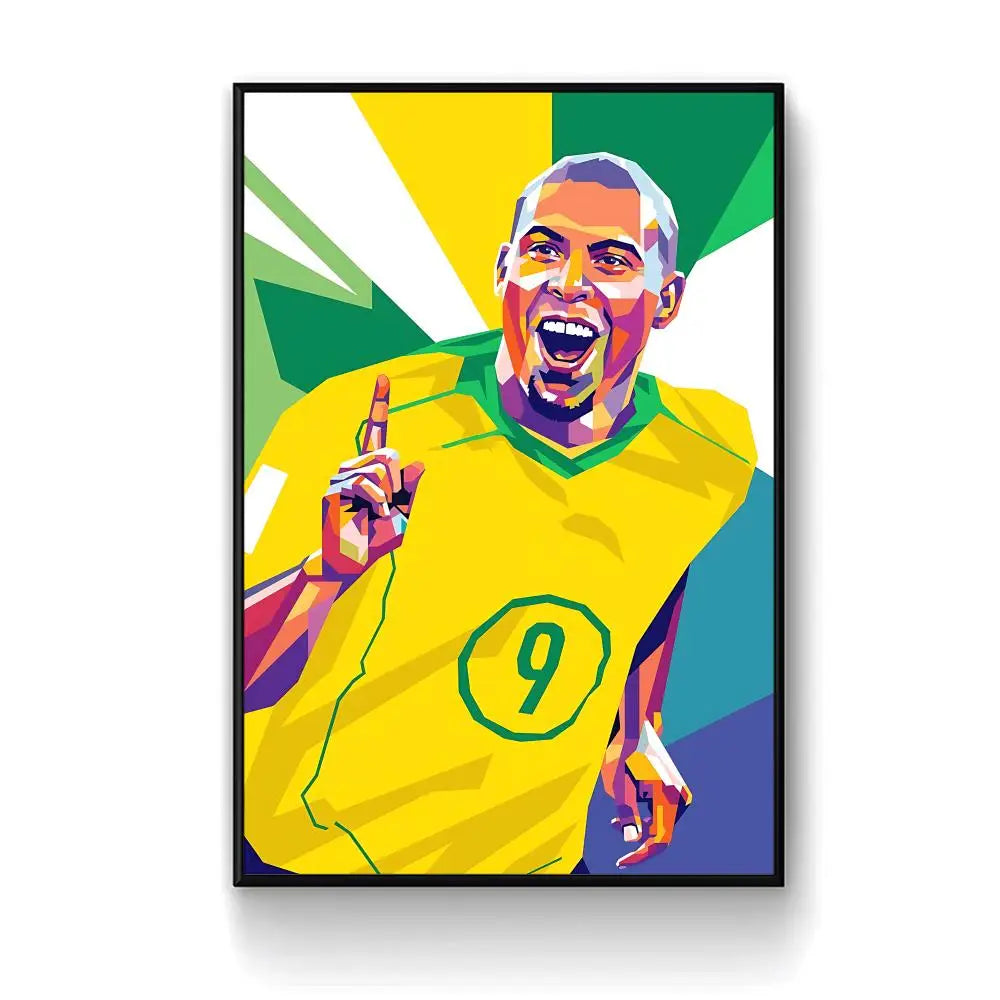Ronaldo Brazilian footballer nr9 Poster