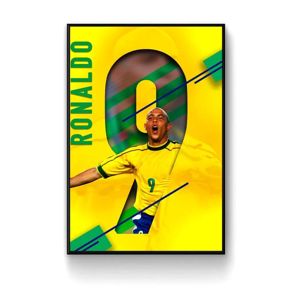 Ronaldo Brazilian footballer nr9 Poster
