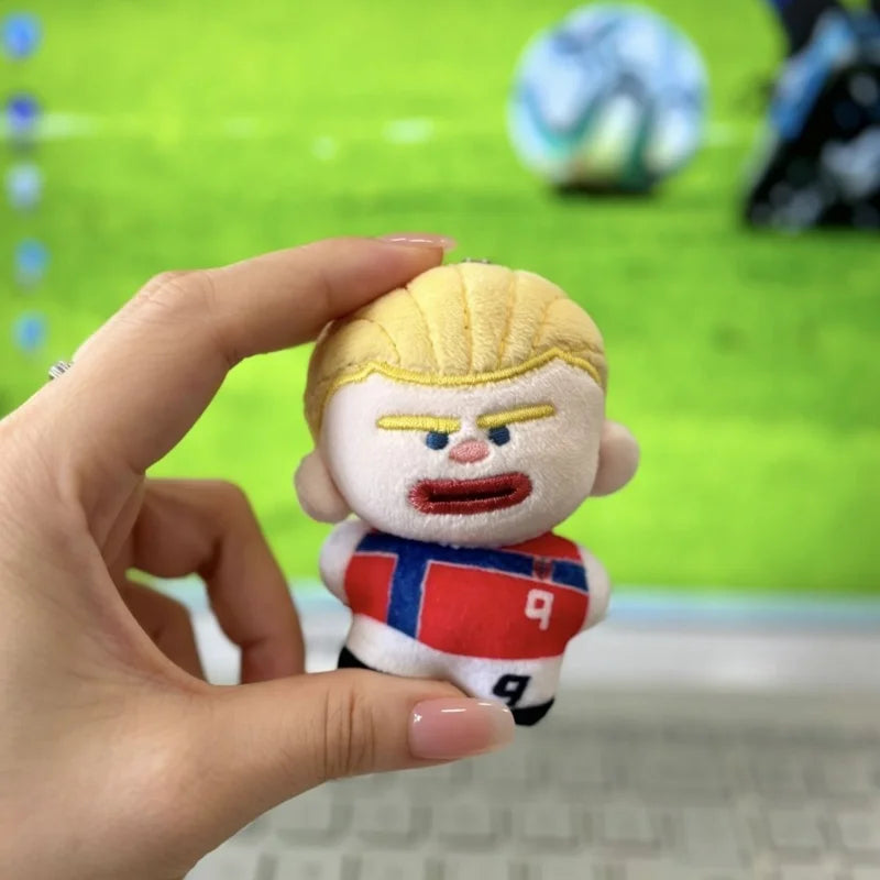 Football Stars Mini Plush Toys – Messi, Ronaldo, Haaland, Bellingham & Yamal