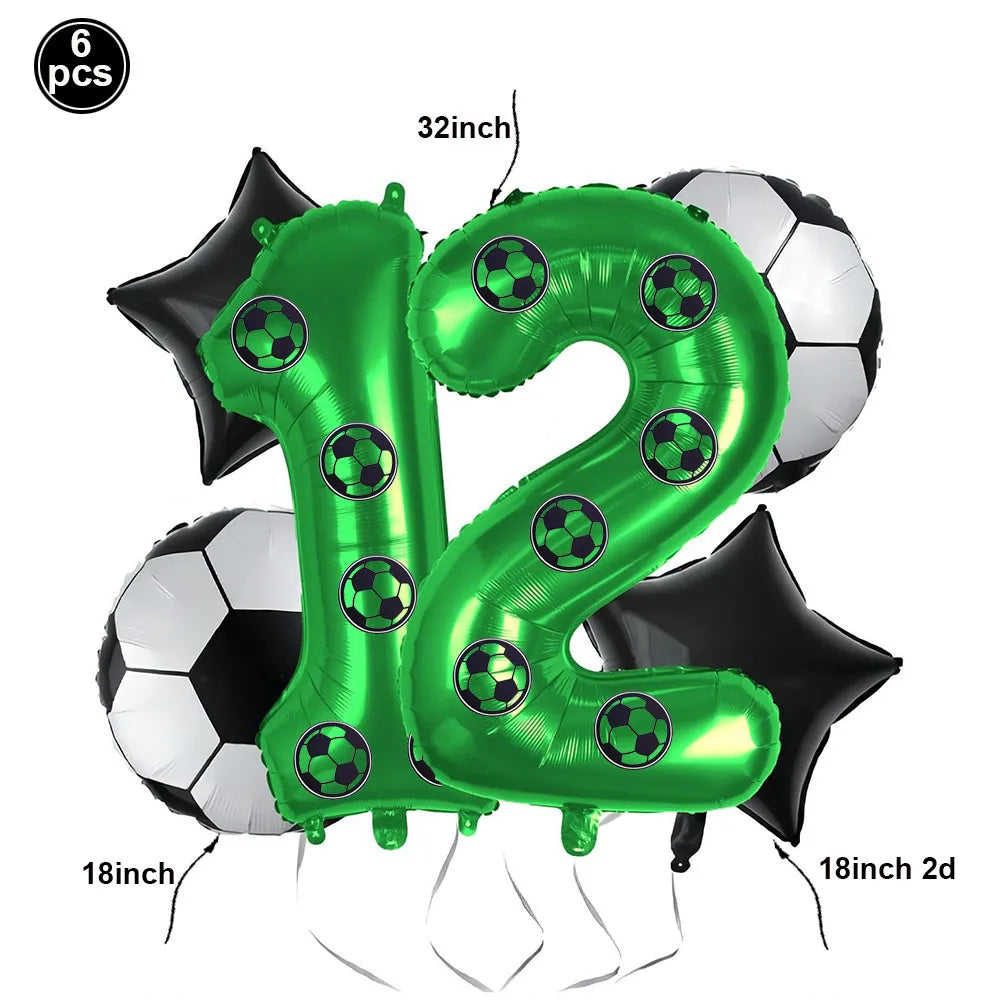 Giant Standing Football Trophy Foil Balloon – Champions Cup Party Decoration (UAE)