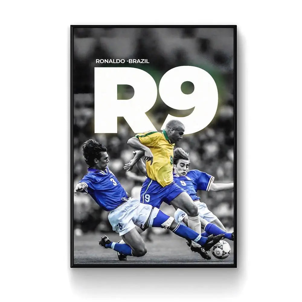 Ronaldo Brazilian footballer nr9 Poster