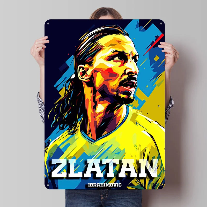 Zlatan Ibrahimović Football Legend Poster
