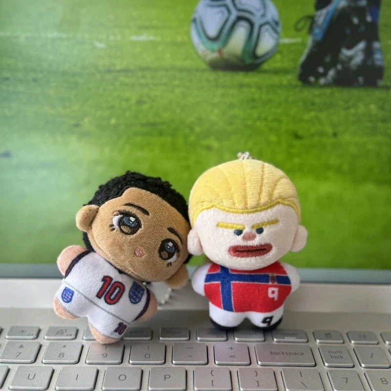 Football Stars Mini Plush Toys – Messi, Ronaldo, Haaland, Bellingham & Yamal
