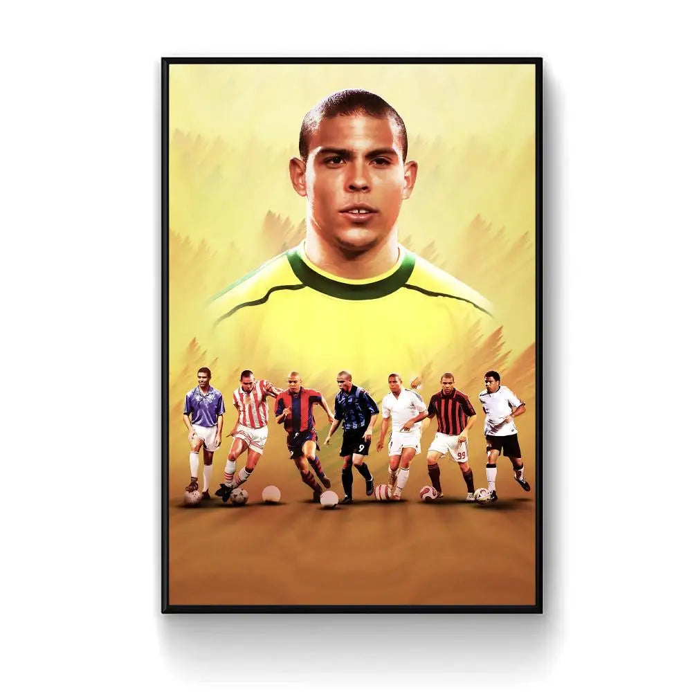 Ronaldo Brazilian footballer nr9 Poster